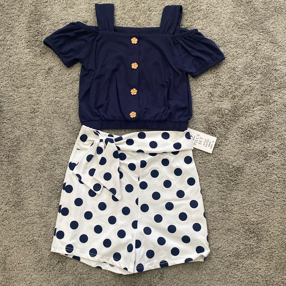 Rare Editions Matching set Big Girls size 14